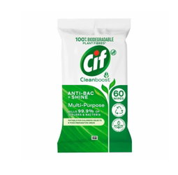 Cif pro formula professional anti bac & shine wipes 4 per case BBE 09/24