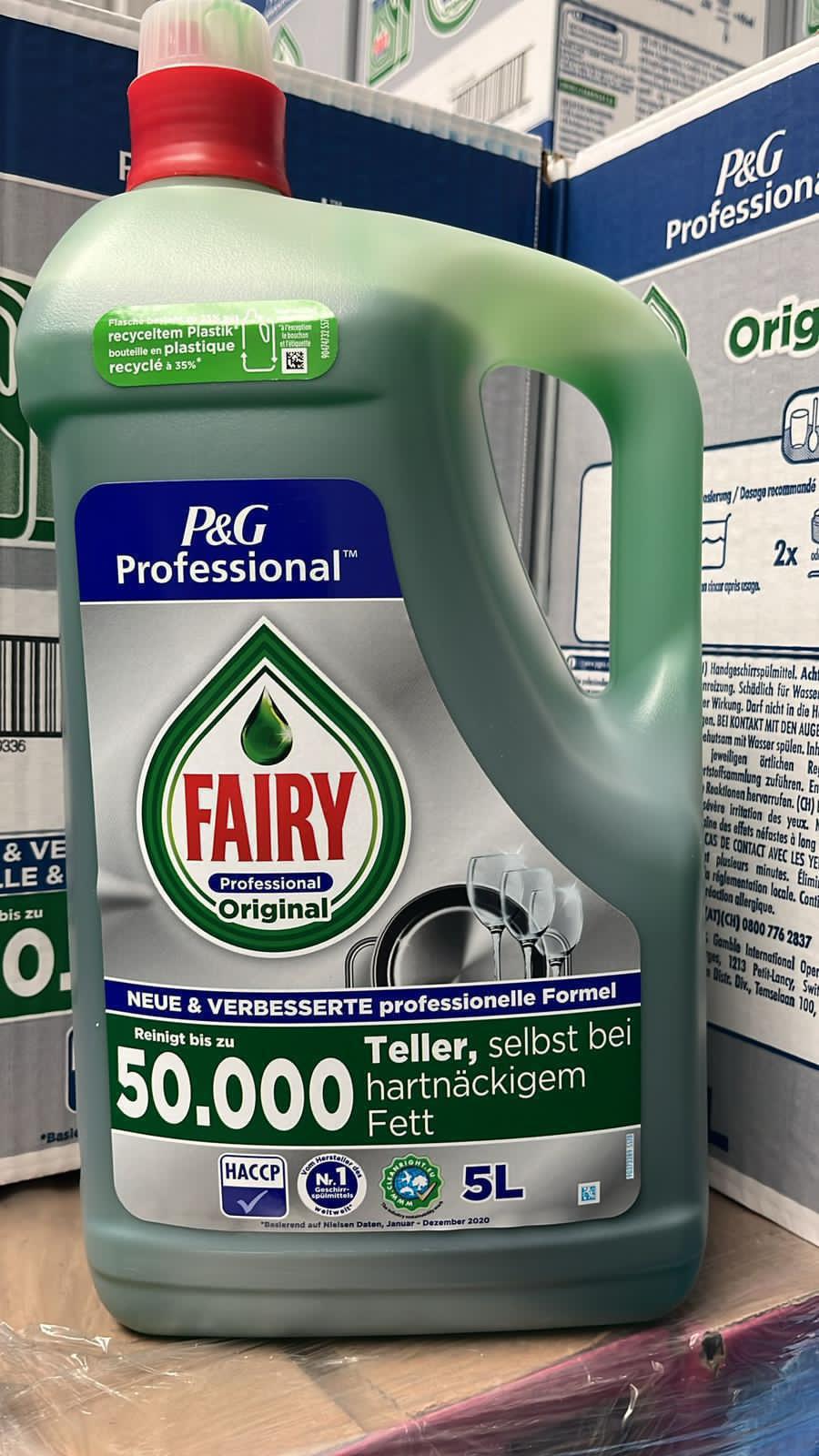 Fairy professional washing up liquid original 2 x 5L