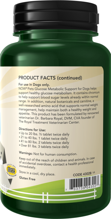 Glucose Metabolic Support Chewable Tablets for Dogs_2
