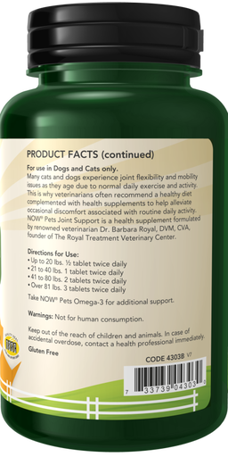 Joint Support Chewable Tablets for Dogs & Cats