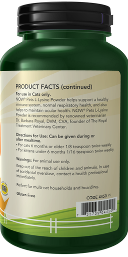 L-Lysine for Cats Powder