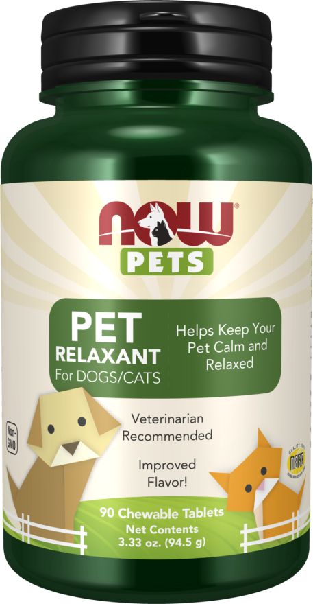 Pet Relaxant Chewable Tablets for Dogs & Cats