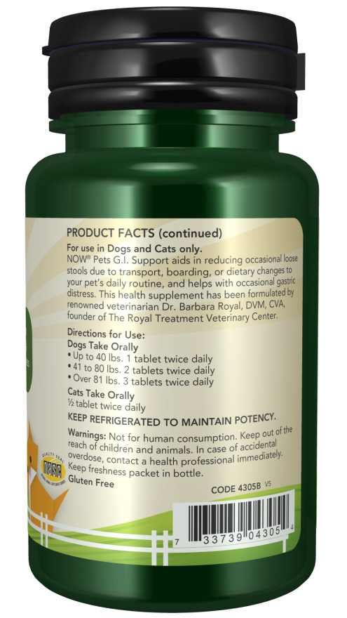 G.I. Support Chewable Tablets for Dogs & Cats_1