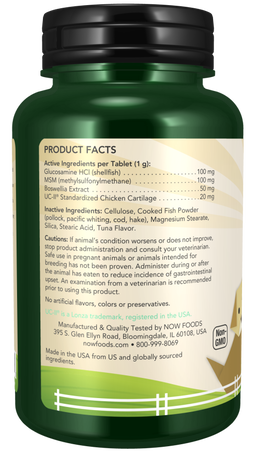 UC-II® Advanced Joint Mobility Chewable Tablets for Dogs & Cats