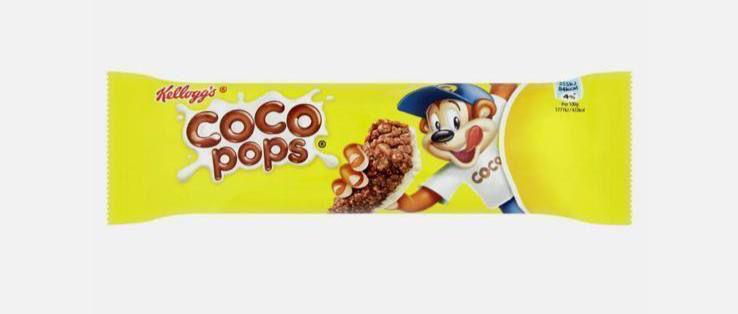 Coco pops & milk cereal bar 59p price marked 25x20g BBE 25/08/24