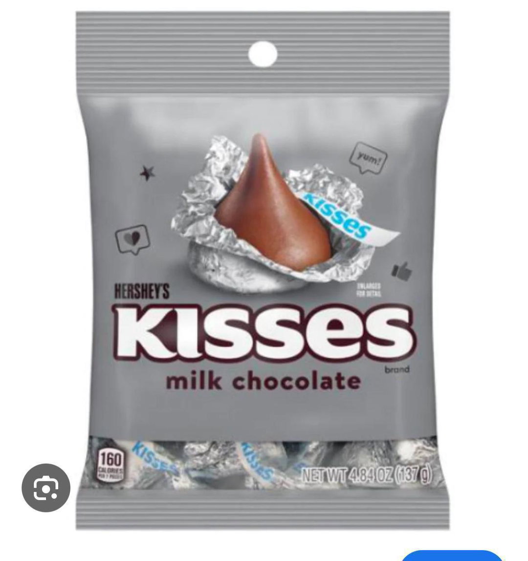 Hersheys kisses 12x137g BBE 31/05/24