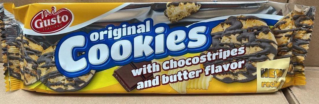 ⭐️SPECIAL OFFER⭐️ Migusto chocolate stripe butter cookies 20x100g BBE 7/6/24