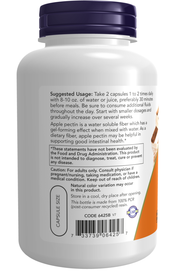 Apple Pectin 700 mg Veg Capsules - Intestinal Support*_2