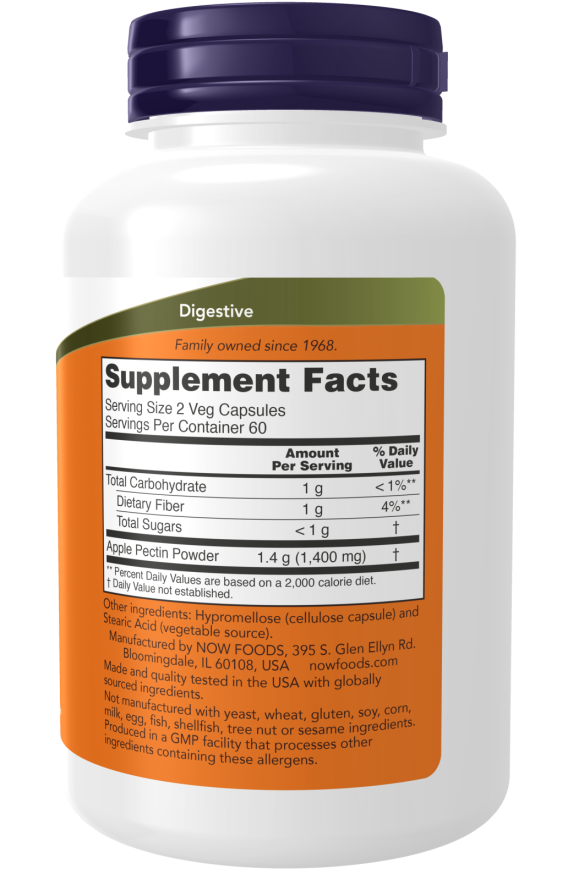 Apple Pectin 700 mg Veg Capsules - Intestinal Support*_1