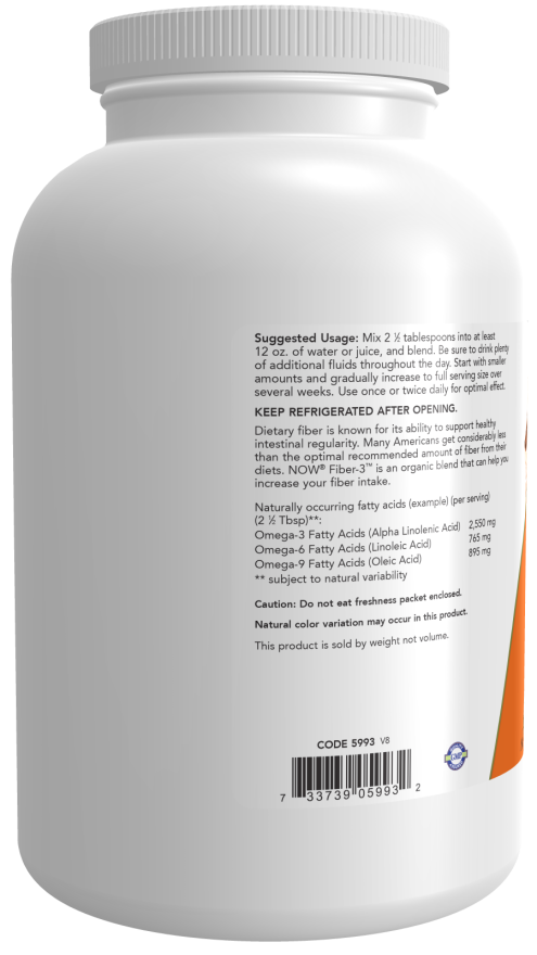 Fiber-3, Organic - Good Source of Fiber_2