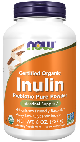 Inulin Prebiotic Pure Powder, Organic - Intestinal Support