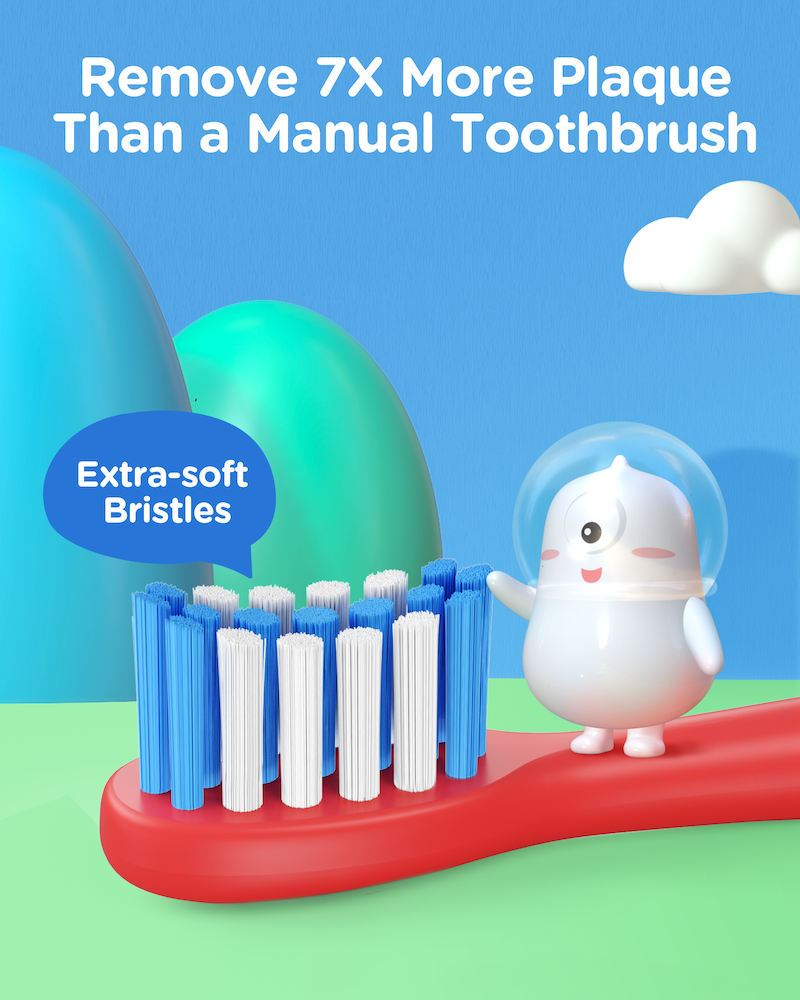 Bitvae Smart K7S Kids Electric Toothbrush, 100-Day Battery Life_2