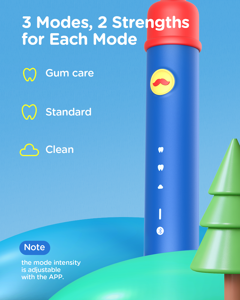 Bitvae Smart K7S Kids Electric Toothbrush, 100-Day Battery Life_4