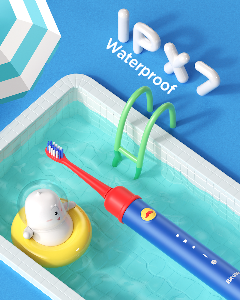 Bitvae Smart K7S Kids Electric Toothbrush, 100-Day Battery Life_5