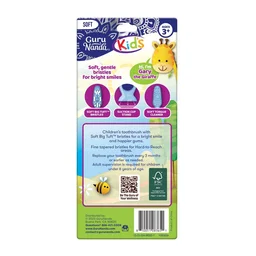 FUN ANIMALS KIDS' TOOTHBRUSH WITH SUCTION CUP (4-PACK)
