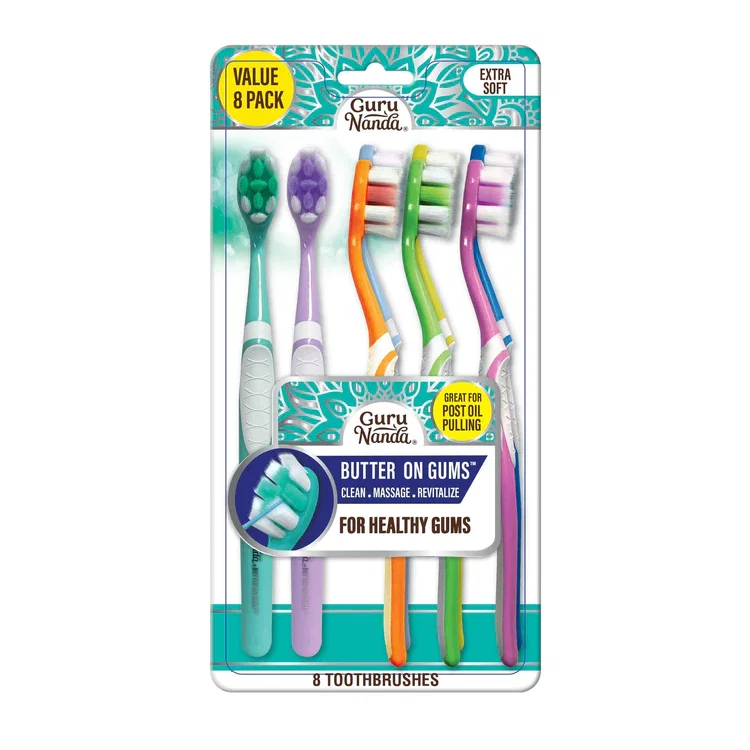 BUTTER ON GUMS TOOTHBRUSH (8 COUNT)