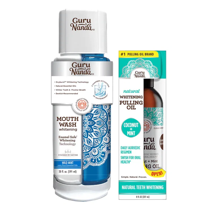 COCOMINT (MICKEY D) OIL PULLING & DUAL BARREL OXY-BURST MOUTHWASH