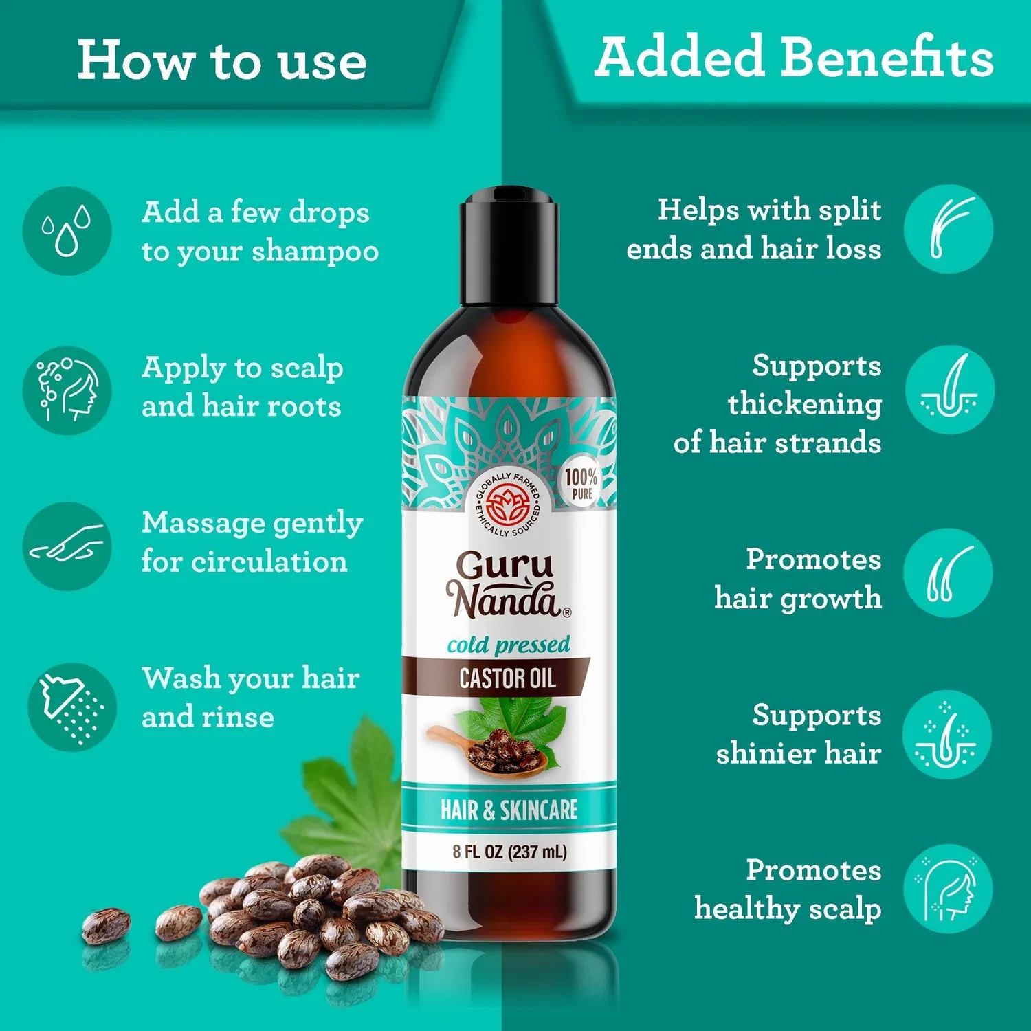 COLD-PRESSED CASTOR OIL - 8 OZ_3