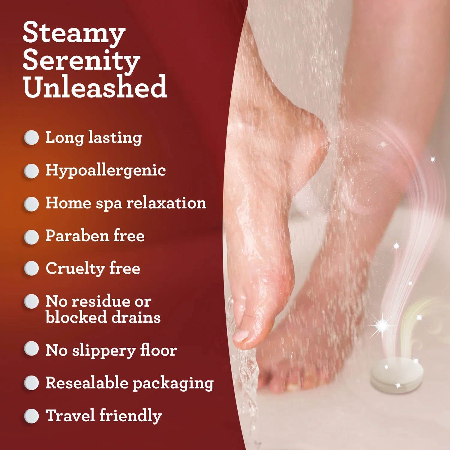 TRANQUILITY CEDARWOOD & PATCHOULI SHOWER STEAMERS - INDIVIDUALLY WRAPPED - 10 COUNT_3