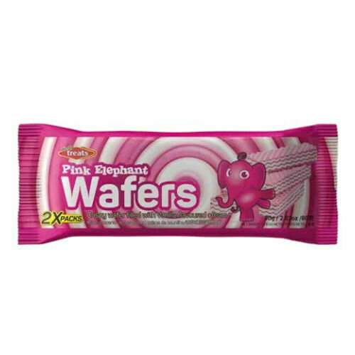 T/T Pink Elephant Wafers Vanilla 80g× 24