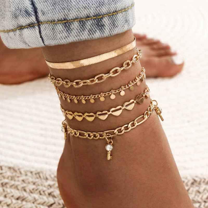 5pcs Set Anklet_1