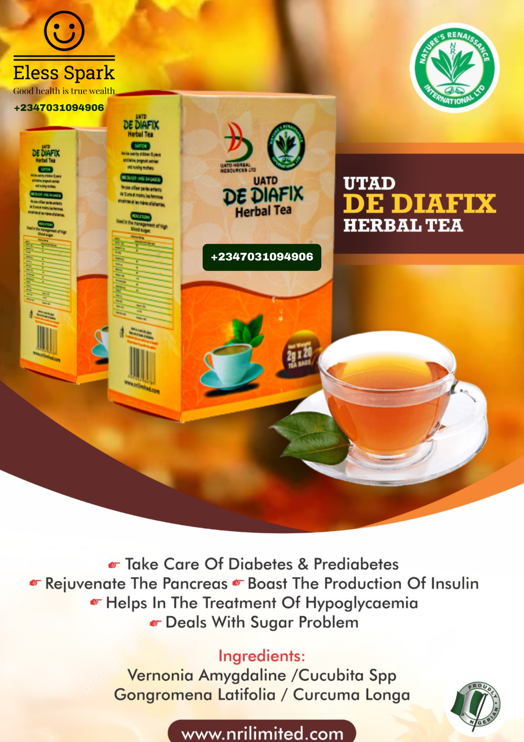 De-Diafix herbal tea