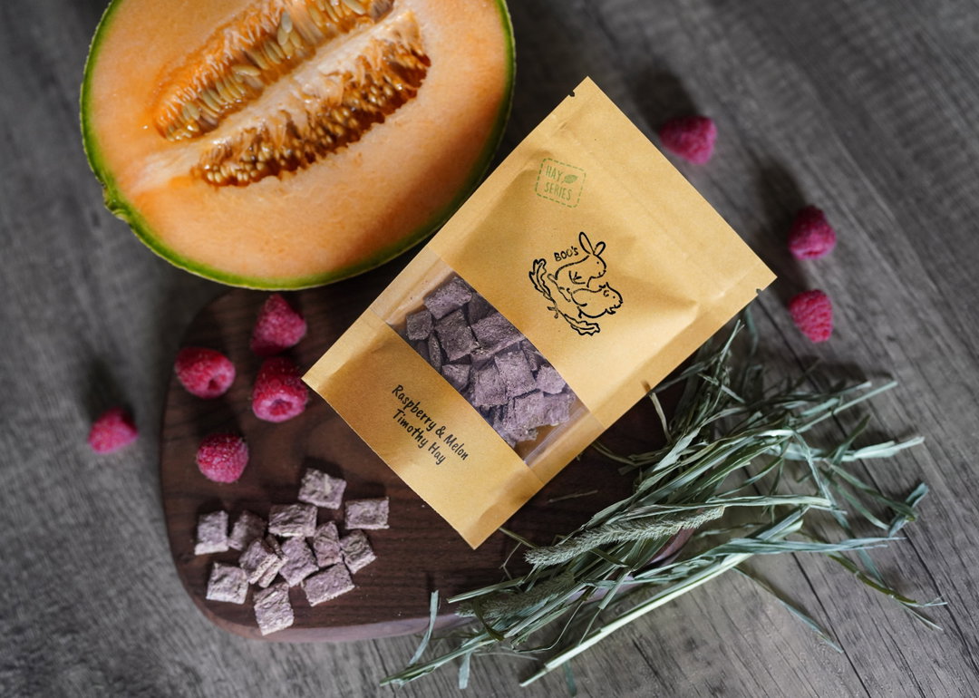 Raspberry, Melon & Timothy Hay