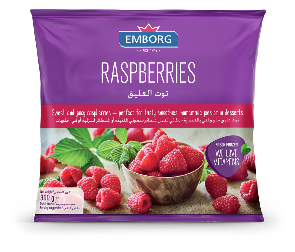 Emborg Frozen Raspberries 300g_0
