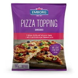 Emborg Shredded Pizza Topping 200g 