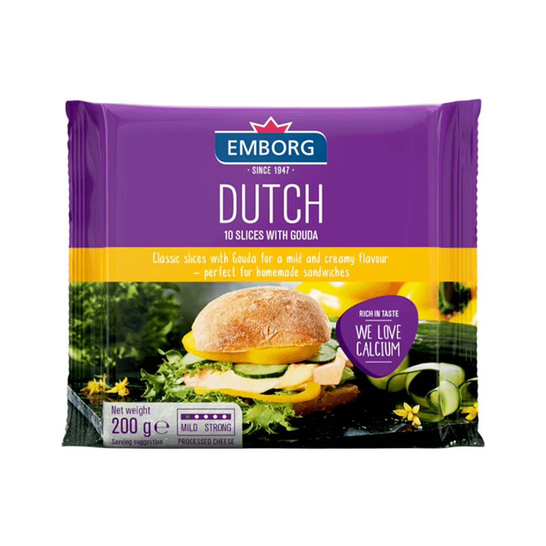 Emborg Dutch Sliced with Gouda 200g 