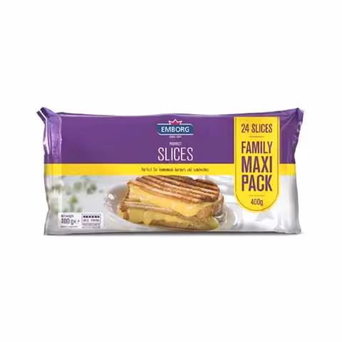 Emborg Perfect Slices Cheese 400g (24 slices)