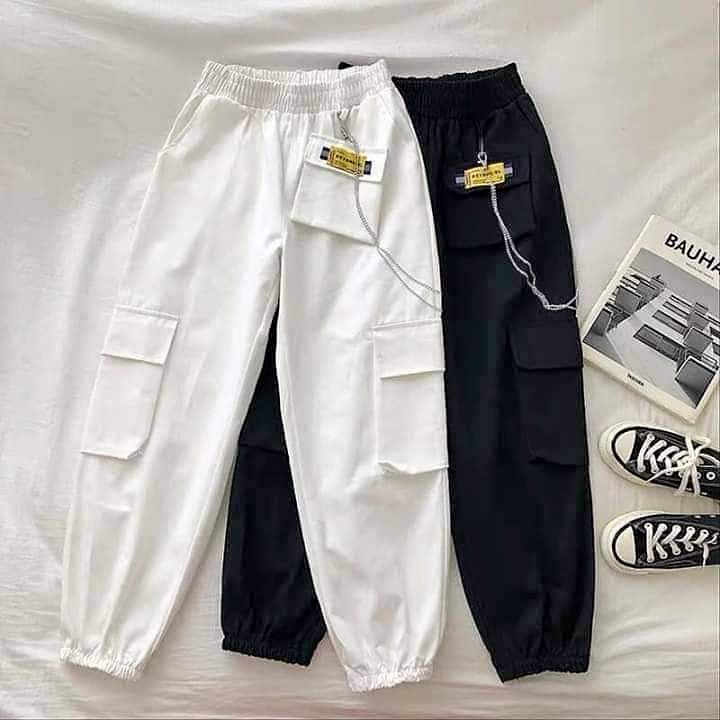 Elasticity Cargo Women Pants _0