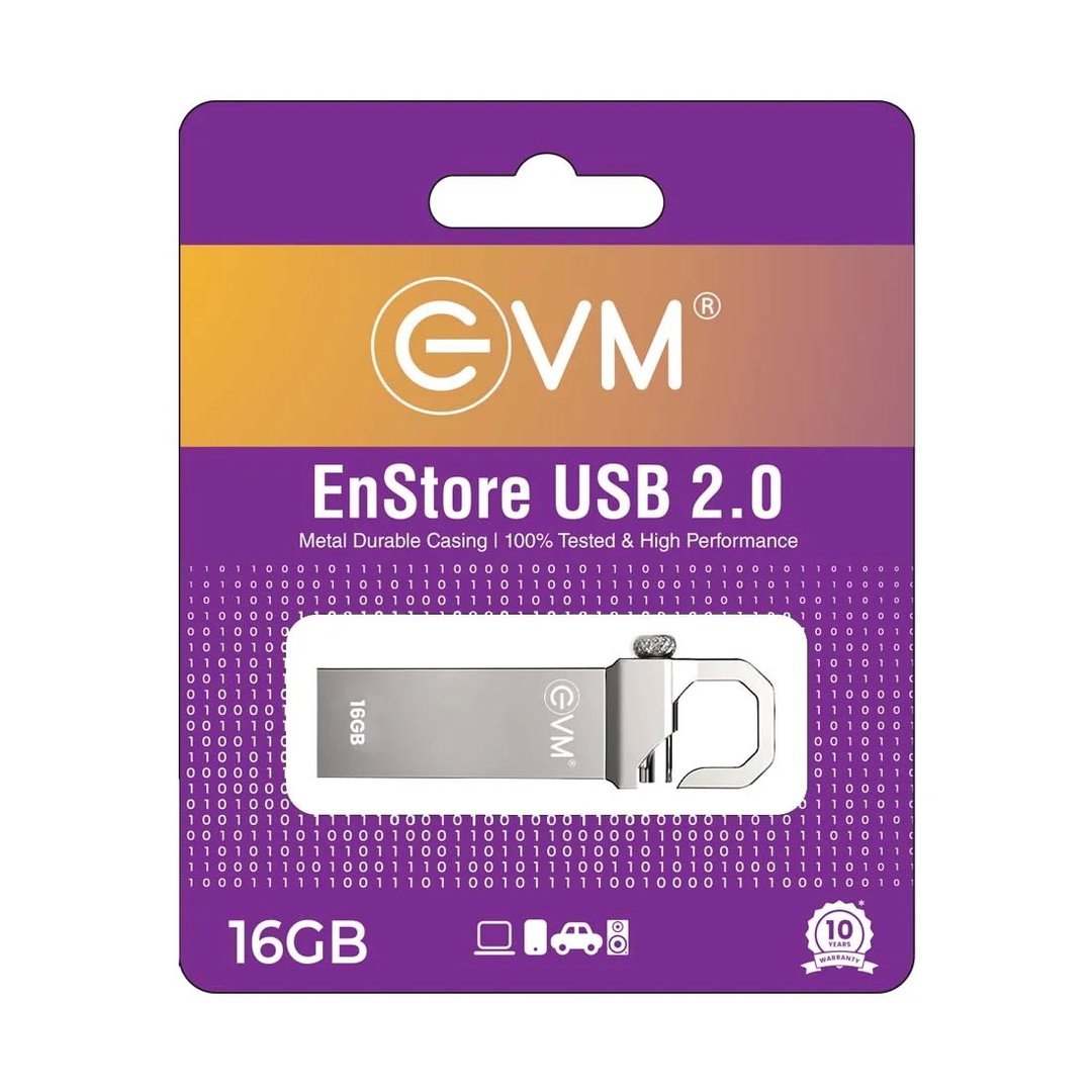 EVM 16GB EnStore USB2.0 Pendrive (EVMPD/16GB)