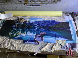 5 Panels Wall Arts Canvas Frames