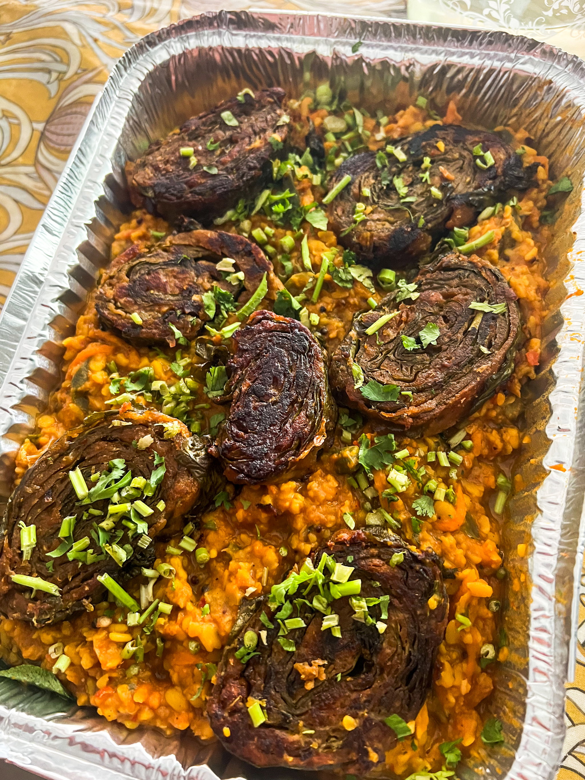 Magh ni Dhal with Vegetables and Pateria _0