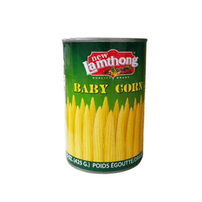 New Lamthong Baby Corn in Brine - Cut 425g_0