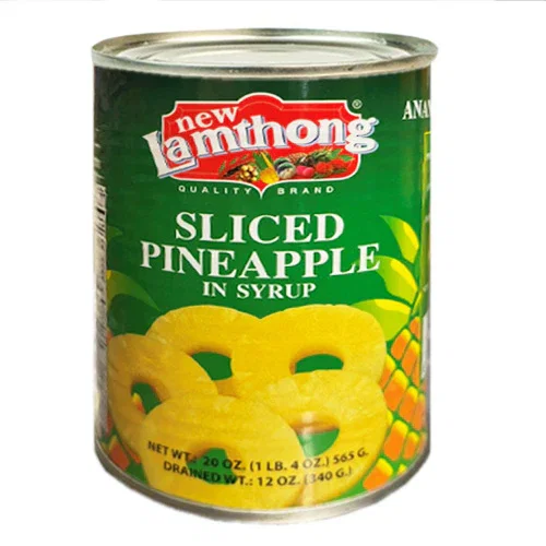 New Lamthong Sliced Pineapple in Syrup 565g_0
