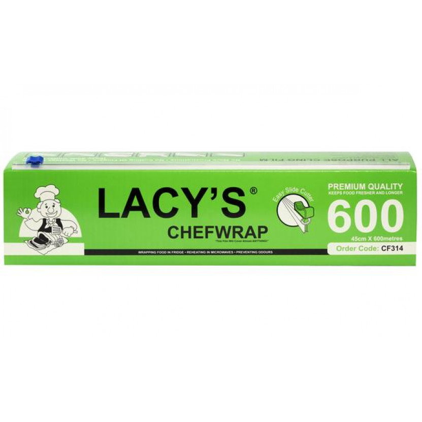 Lacy's Cling Wrap with Cutter 30cm x 600m