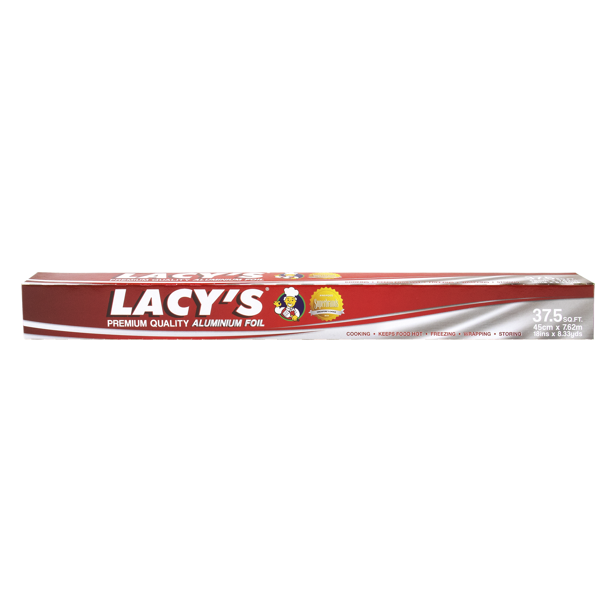 Lacy's Aluminium Foil 18" x 37.5sqf _0