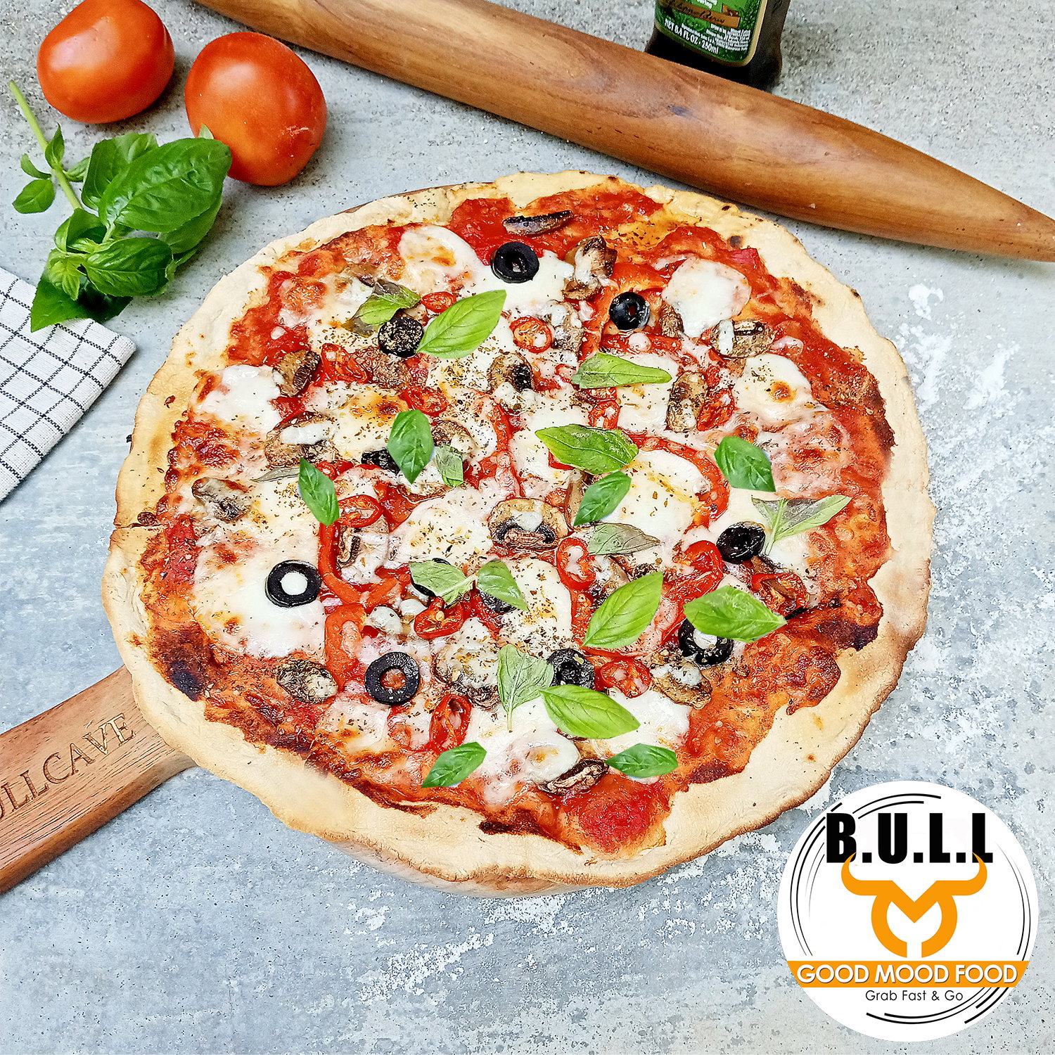 Pizza Tony: Margherita full Topping Style_0