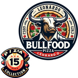 Pizza Leonardo 15cm - Cheese filled crust - ricotta, pepperoni, Jalapeno, nanas
