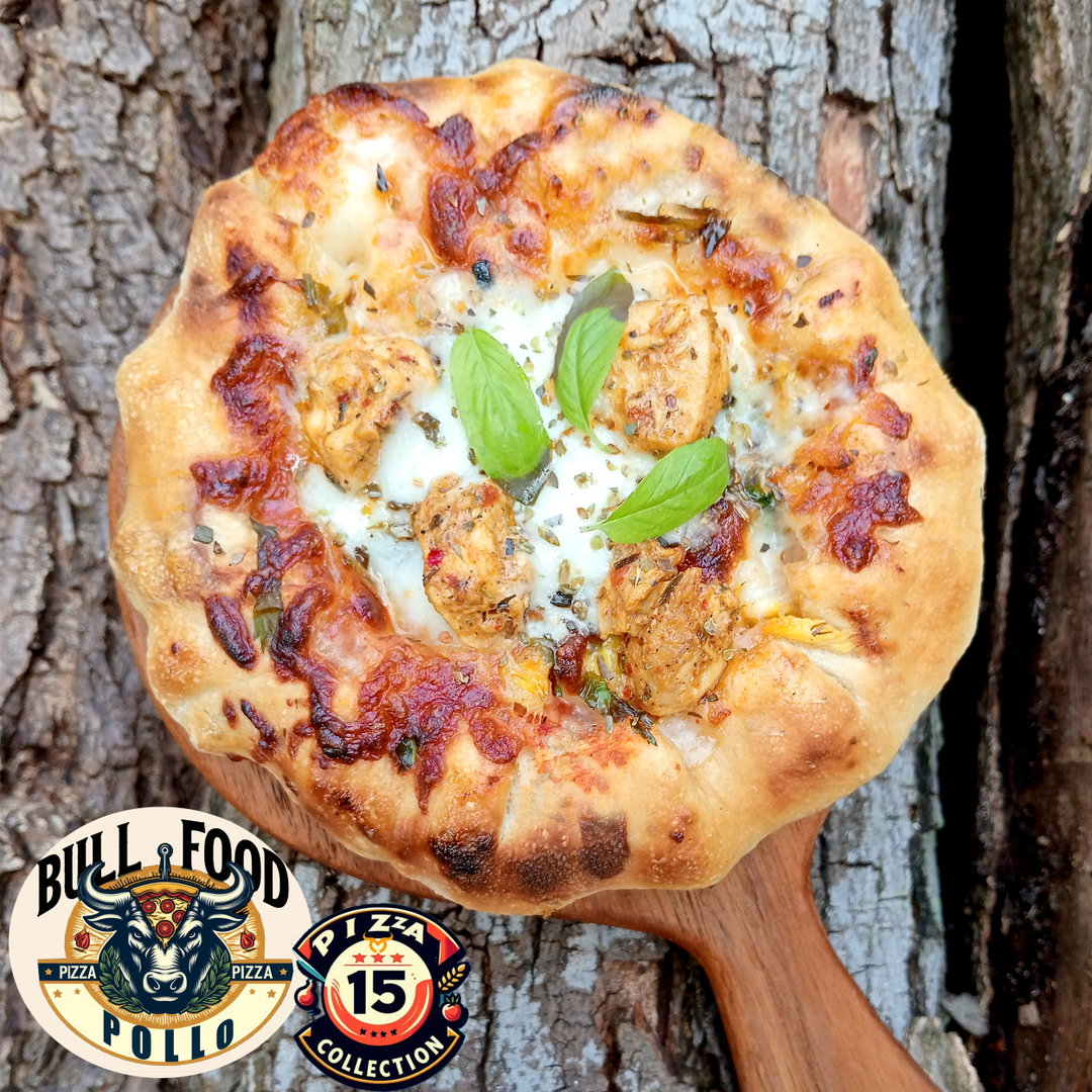 Pizza Pollo 15cm - cheese filled crust 15cm