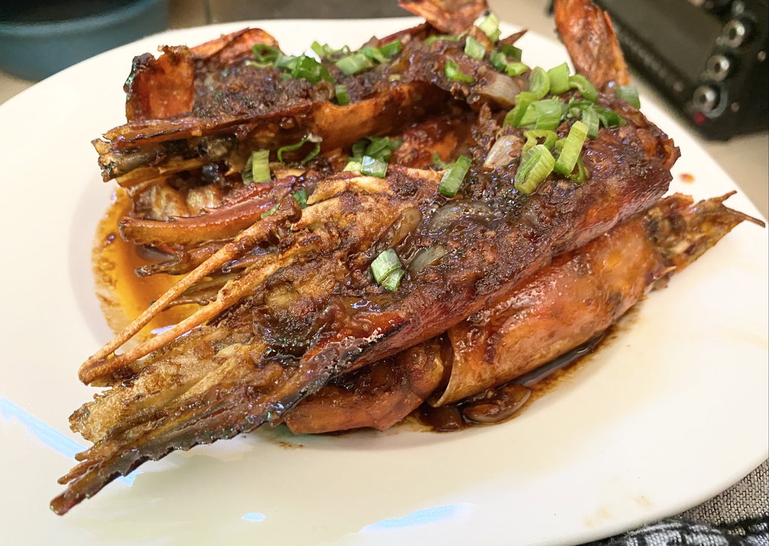 Garlic Buttered prawns 