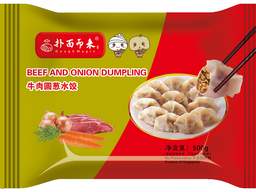 【扑面而来】牛肉圆葱水饺 ( 22-25粒-500克/包 ) 