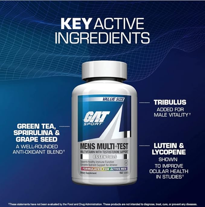 GAT SPORT MEN'S MULTI +TEST 150 TABLETS_1