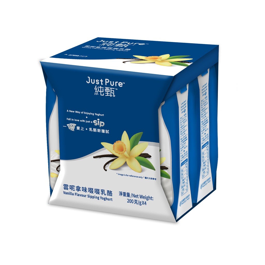 蒙牛純甄香草啜啜乳酪 ( 4x200g / 盒)