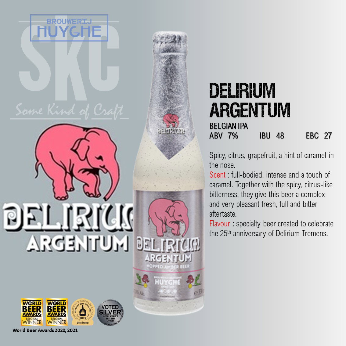 Delirium Argentum IPA 7% [1, 4 or 24 Btls]_0
