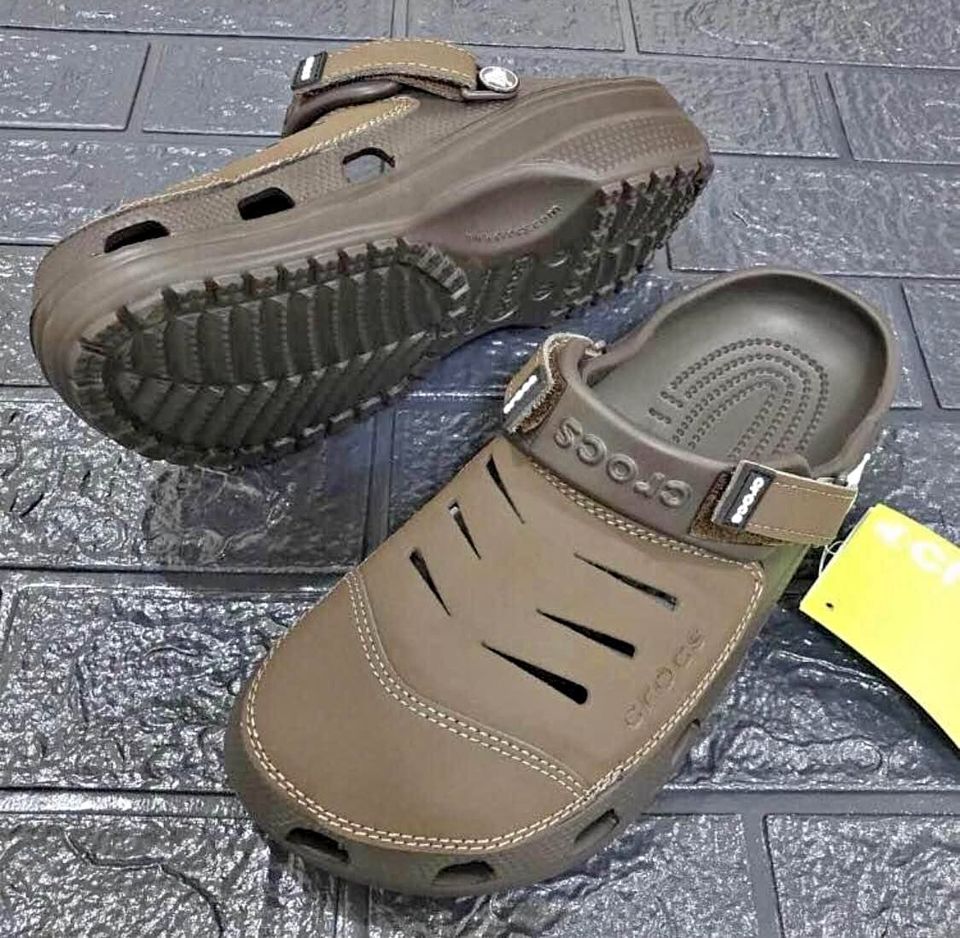 Leather Authentic Crocs Shoes_4