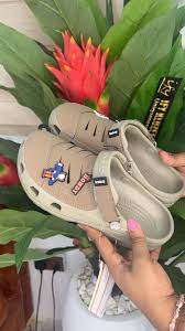 Leather Authentic Crocs Shoes_1
