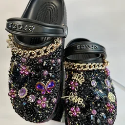 Original Silver Crocs Shoes